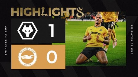 Lemina strikes early! | Wolves 1-0 Brighton | FA Cup highlights