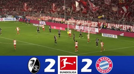 Freiburg vs Bayern Munich 2-2 | 2024 Bundesliga | Match Highlights