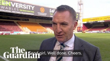 Brendan Rodgers calls BBC reporter &#39;good girl&#39; during interview