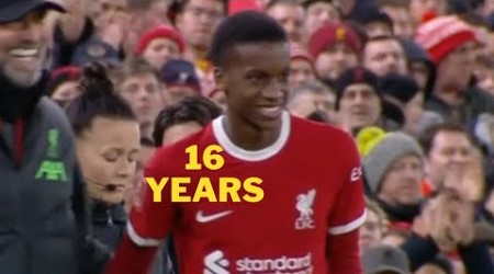 Trey Nyoni debut vs Southampton vs Liverpool, Trey Nyoni Makes senior Liverpool Debut at 16 Years