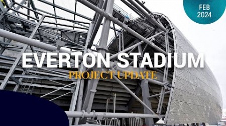 Barrel-Clad Roof Takes Shape At Everton Stadium!