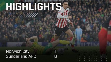 Defeat At Carrow Road | Norwich City 1 - 0 Sunderland AFC | EFL Championship Highlights