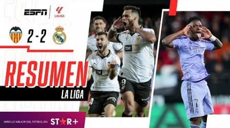 ¡VINI SILENCIÓ SILBIDOS EN EL PARTIDO MÁS CALIENTE DEL AÑO! | Valencia 2-2 Real Madrid | RESUMEN