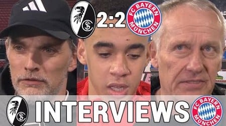 Tuchel, Musiala &amp; Streich - die Interviews nach Freiburg gegen Bayern | SC Freiburg 2:2 FC Bayern