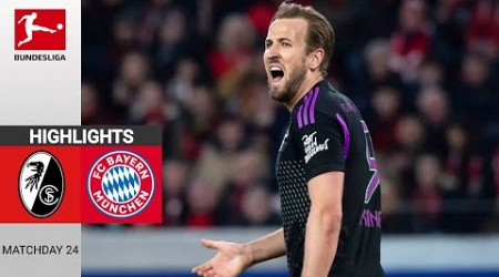 SC Freiburg - Bayern München | 2:2 | Zusammenfassung | Bundesliga 2023-24 | freiburg bayern