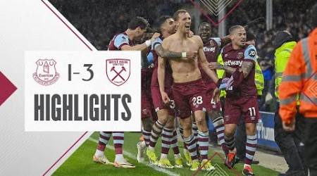 Everton 1-3 West Ham | Souček &amp; Álvarez Hit Stoppage Time Beauties! | Premier League Highlights