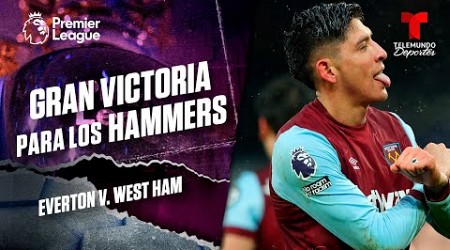 Con gol de Álvarez, los &#39;Hammers&#39; vencen a los &#39;Toffees&#39; | Everton v. West Ham | Premier League