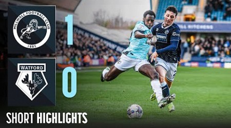 Millwall 1-0 Watford | Short Highlights