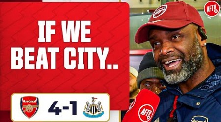 If We Beat City We Can Win The League! (Yardman) | Arsenal 4-1 Newcastle