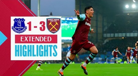 Edson Álvarez Goal 90+5 | Everton vs West Ham 1-3 Extended Highlights | Premier League 2023/24