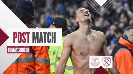 &quot;One Of The Best Goals I&#39;ve Scored! &quot; | Everton 1-3 West Ham | Tomáš Souček | Post Match Reaction