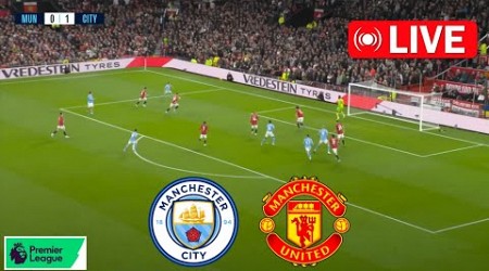 Manchester City vs Manchester United (3-1) | English Premier League 2023/24 | Pes 21 Gameplay