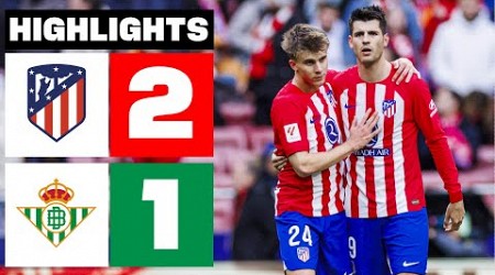 ATLÉTICO DE MADRID 2 - 1 REAL BETIS | RESUMEN LALIGA EA SPORTS