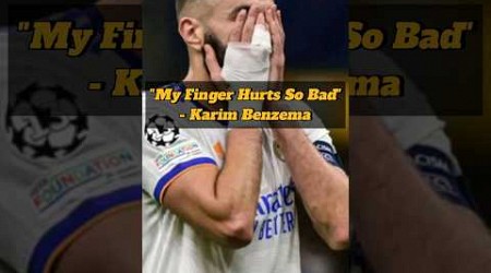 Why Karim Benzema always wears a bandage on his hand? #shorts #football #karimbenzema