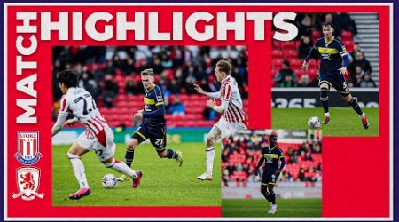 Match Highlights | Stoke 2 Boro 0 | Matchday 34