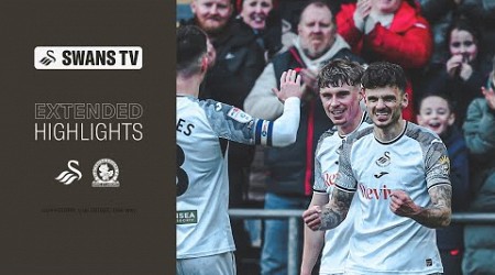 Swansea City v Blackburn Rovers | Extended Highlights