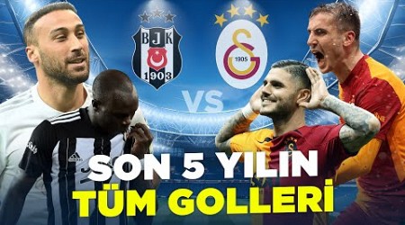 Beşiktaş vs Galatasaray | Son 5 Yılın Tüm Golleri | Trendyol Süper Lig