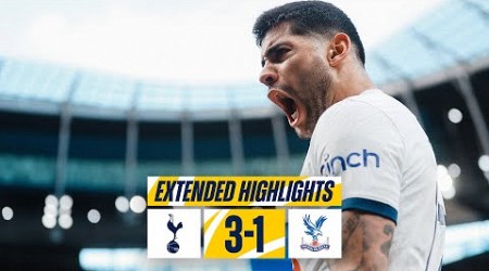 TOTTENHAM HOTSPUR 3-1 CRYSTAL PALACE // EXTENDED PREMIER LEAGUE HIGHLIGHTS