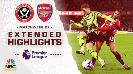 Sheffield United v. Arsenal | PREMIER LEAGUE HIGHLIGHTS | 3/4/2024 | NBC Sports