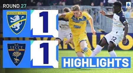 FROSINONE-LECCE 1-1 | HIGHLIGHTS | The sides split the points in relegation battle | Serie A 2023/24