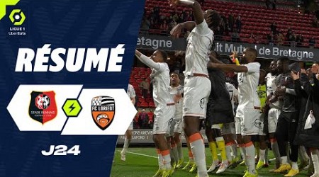 STADE RENNAIS FC - FC LORIENT (1 - 2) - Résumé - (SRFC - FCL)/ 2023-2024