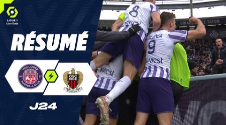 TOULOUSE FC - OGC NICE (2 - 1) - Résumé - (TFC - OGCN) / 2023-2024