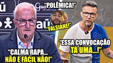 POLÊMICA! NETO REAGE A PRIMEIRA CONVOCAÇÃO DA SELEÇÃO BRASILEIRA DE DORIVAL JÚNIOR E MANDA A REAL