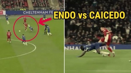 WATCH WHAT WATARU ENDO DID TO MOISES CAICEDO DURING CARABAO CUP CLASH 