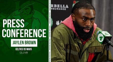 Jaylen Brown: It&#39;s An HONOR to Play with Jayson Tatum | Celtics vs Mavericks Postgame Interview