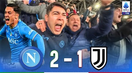 DESTINO! RASPADORI al 90&#39;!! NAPOLI-JUVENTUS 2-1 | LIVE REACTION NAPOLETANI dallo STADIO MARADONA