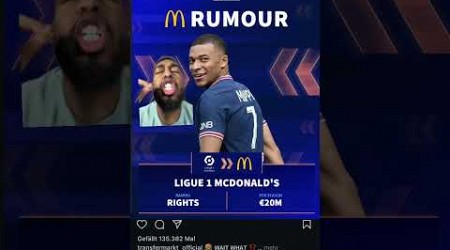 MCDONALDS KAUFT LIGUE 1 ????☠️ #shorts #cr7 #mbappe #eafc #gala