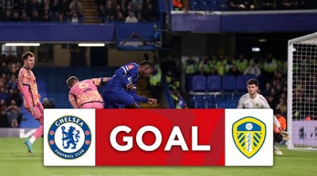 GOAL | Nicolas Jackson | Chelsea 1-1 Leeds United | Fifth Round | Emirates FA Cup 2023-24