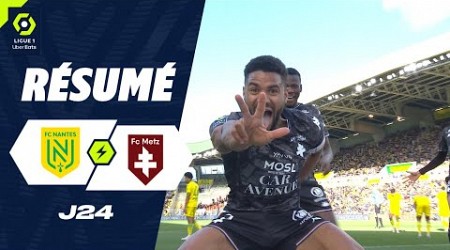 FC NANTES - FC METZ (0 - 2) - Résumé - (FCN - FCM) / 2023-2024