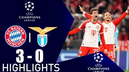 Bayern Munich vs Lazio 3-0 Highlights Goals - Champions League 23/24