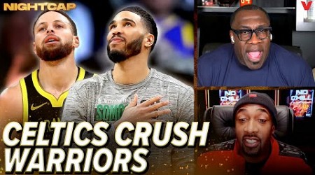 Shannon Sharpe &amp; Gilbert Arenas react to Celtics ROUTING Curry &amp; Warriors by 52 points | Nightcap