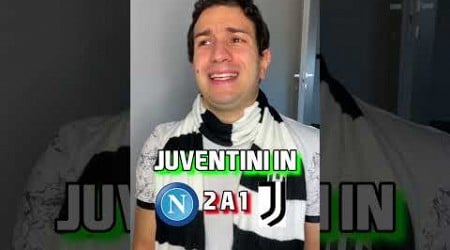 JUVENTINI DURANTE NAPOLI JUVE 2 A 1 - PARODIA REACTION - Alessandro Vanoni