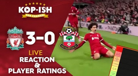 DANNS BRACE HELPS REDS PROGRESS | LIVERPOOL 3-0 SOUTHAMPTON | LIVE MATCH REACTION &amp; PLAYER RATINGS