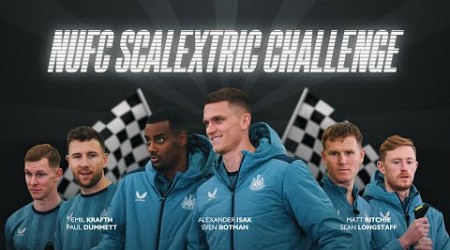 NUFC SCALEXTRIC CHALLENGE | It&#39;s lights out and away we go! 