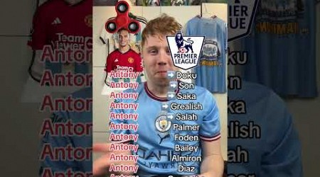 Antony vs Premier League Wingers 