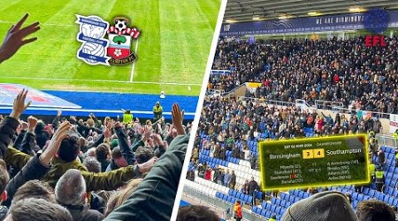 Saints Fans go MENTAL in the Last Minute! Birmingham v Southampton