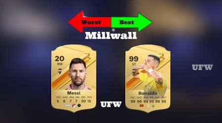 Worst and Best FIFA Cards | Millwall Editions. #fifa #eafc24 #worst #best #millwall