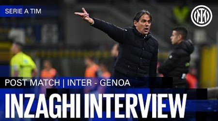 SIMONE INZAGHI INTERVIEW | INTER 2-1 GENOA 