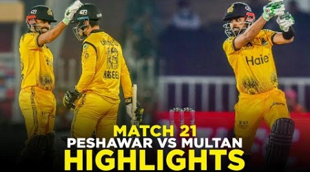 PSL 9 | Full Highlights | Peshawar Zalmi vs Multan Sultans | Match 21 | M2A1A