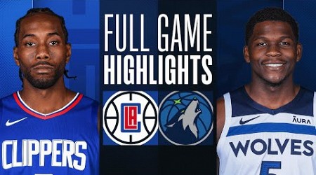 CLIPPERS at TIMBERWOLVES | FULL GAME HIGHLIGHTS | March 3, 2024