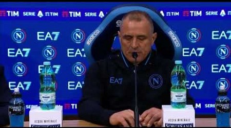 Mister Calzona conferenza stampa Napoli-Juventus (2-1):&quot;abbiamo l’obbligo di migliorare sempre&quot;