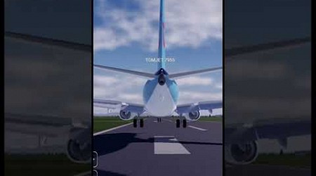 Tui Boeing 737 Landing at Southampton airport In Project Flight Roblox #avaition #aircraft