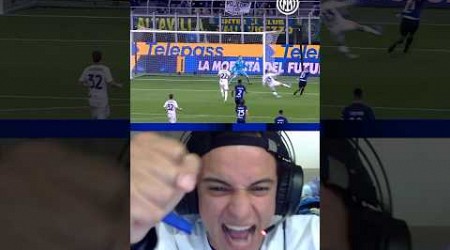 @elitalo33 reacts to Asllani’s first goal for the Nerazzurri 