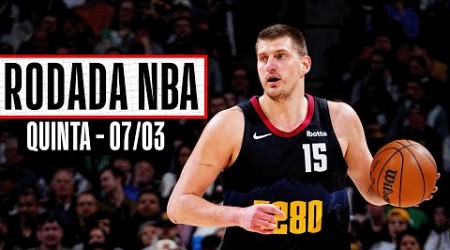 Nikola Jokic BRILHA em vitória dos Nuggets contra os Celtics - Rodada NBA 07/03