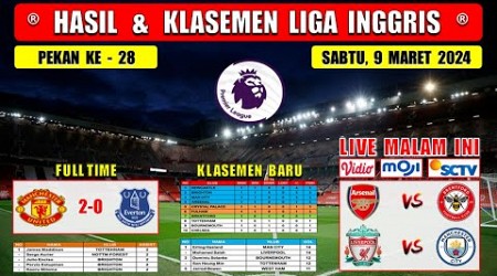 Hasil Liga Inggris Tadi Malam ~ MAN UNITED vs EVERTON ~ EPL 2024 Pekan Ke 28