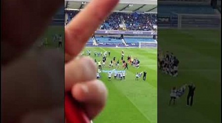 Millwall Vs Birmingham Players coming on the Pitch. #millwall #birmingham